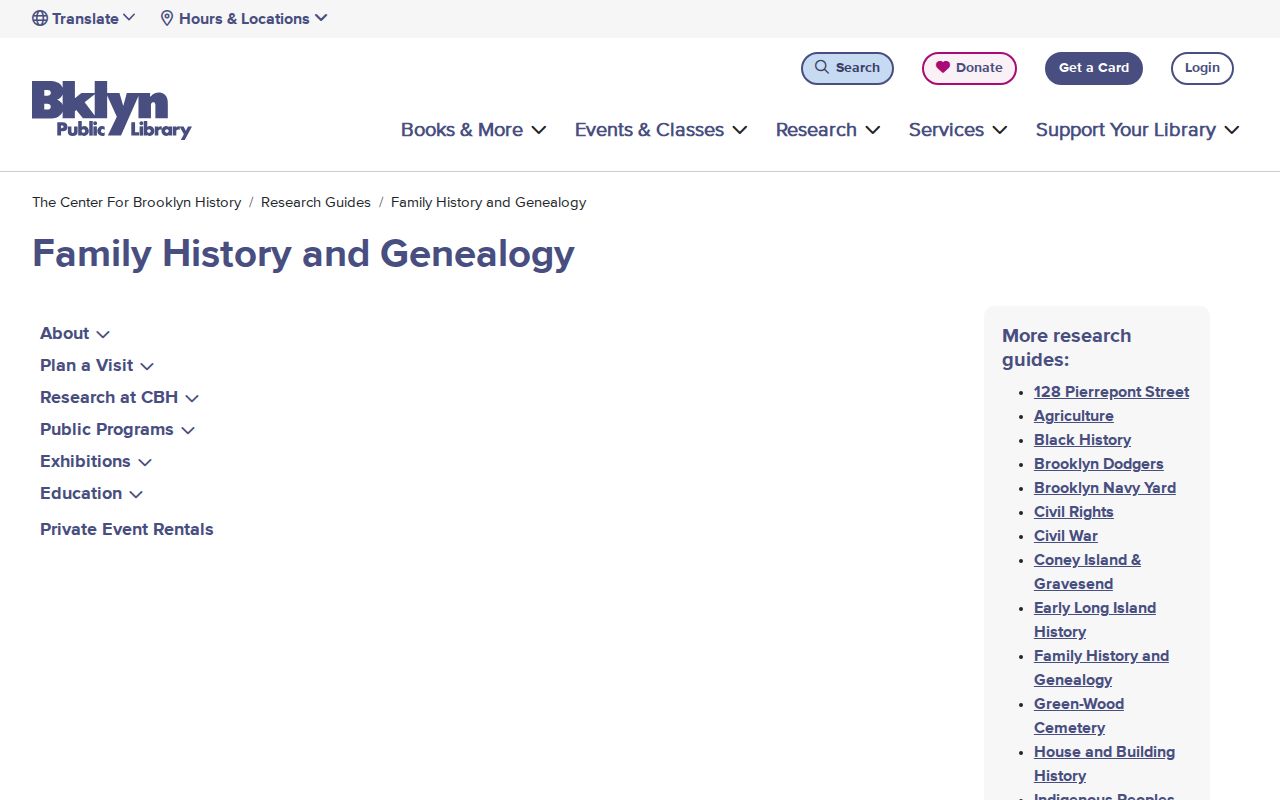 NYC city directory access at the Center for Brooklyn History